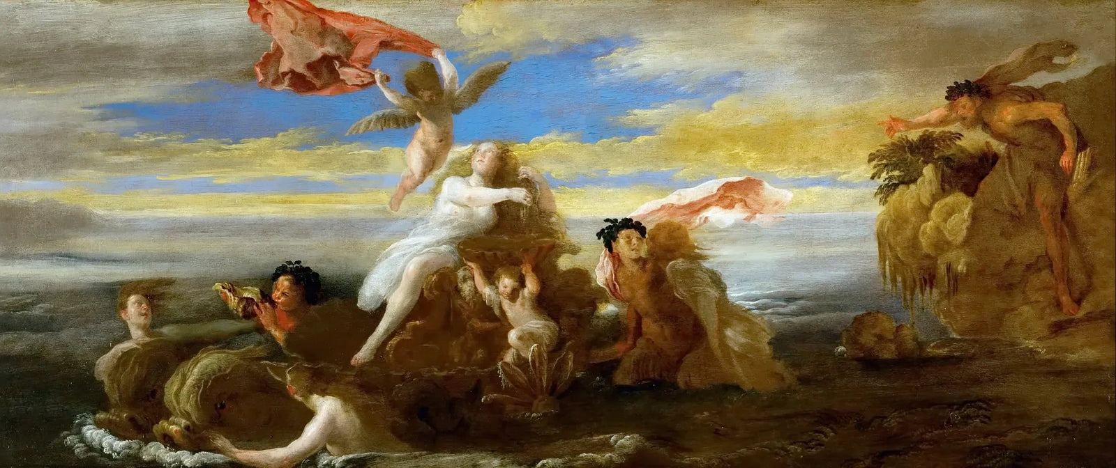 Galatée et Polyphème - Domenico Fetti