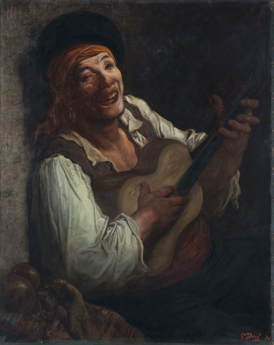 Guitariste - Gustave Doré