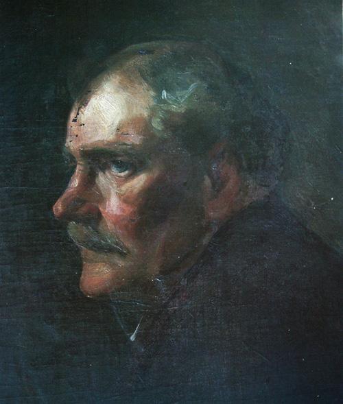 Le Musicien, Li Tiefu, 1918, huile sur toile