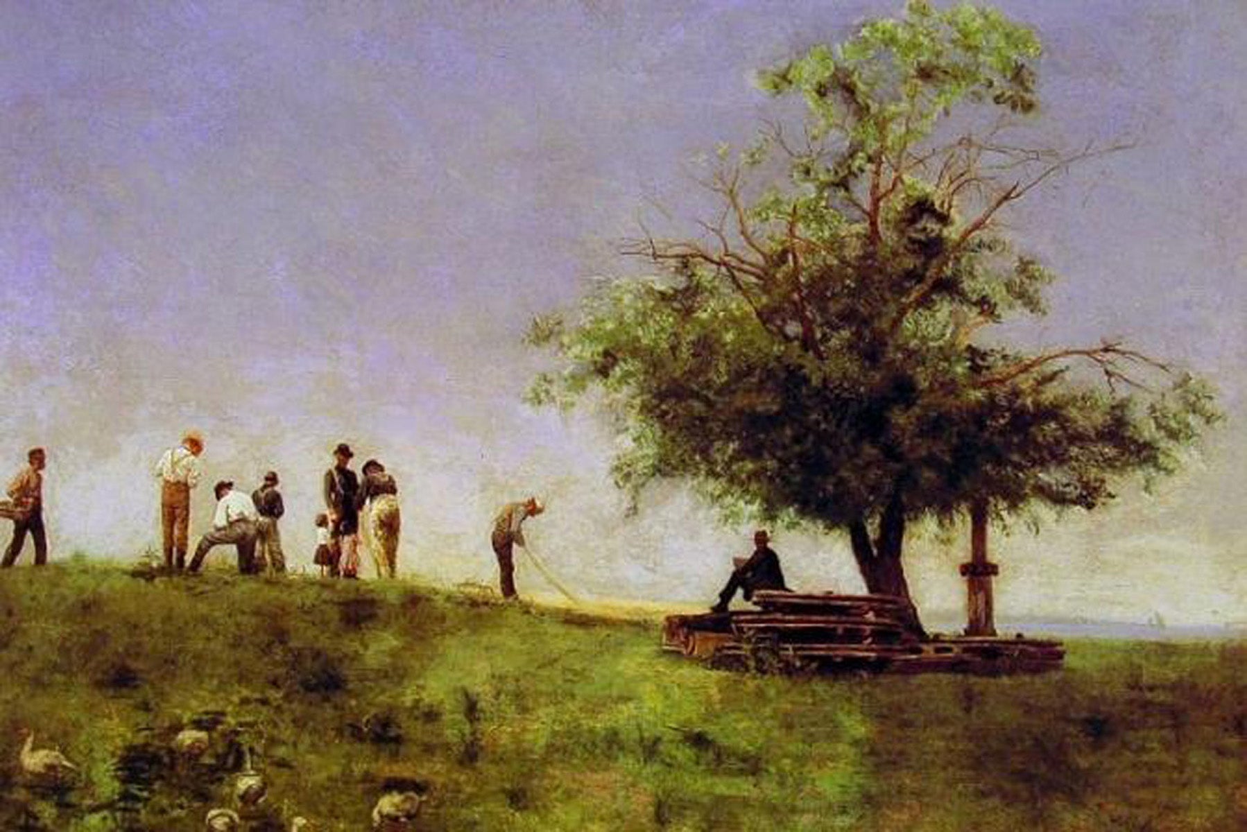 Réparer le filet - Thomas Eakins