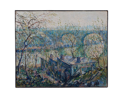 Début du printemps, rivière Harlem - Ernest Lawson