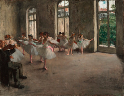 Reproduction du tableau « La répétition - Edgar Degas » par Alpha Reproduction en peinture à l’huile