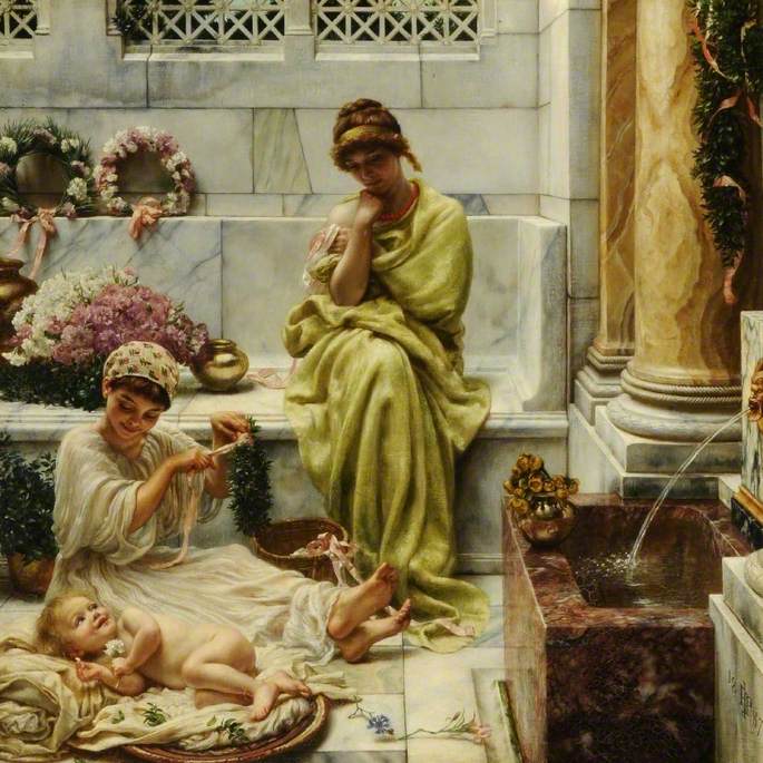 Coin de la place du marché - Edward Poynter