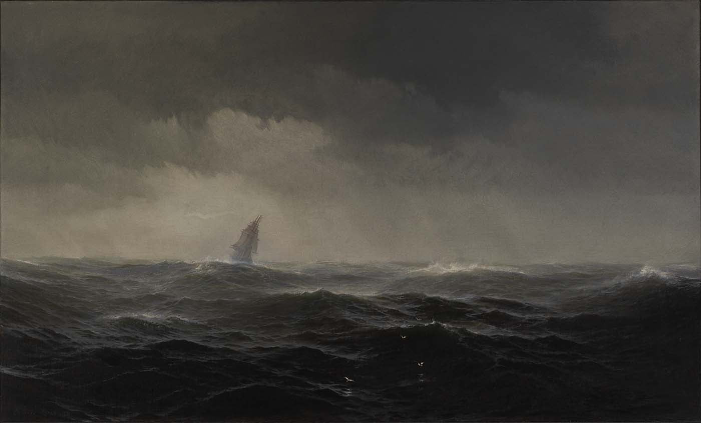 La mer - Edward Moran