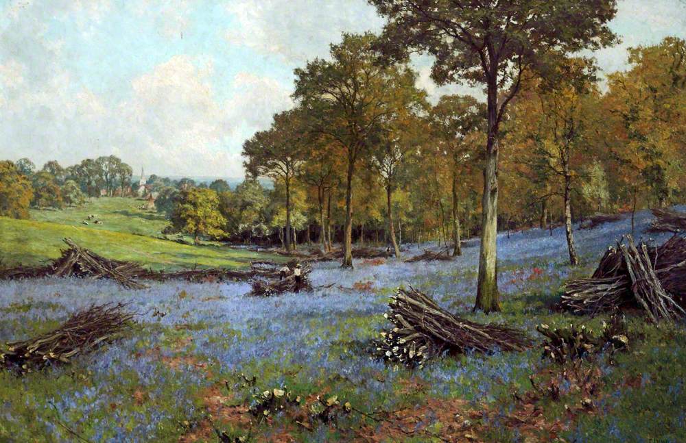 Mai dans les bois (Mitcham, Surrey) - Edward Wilkins Waite