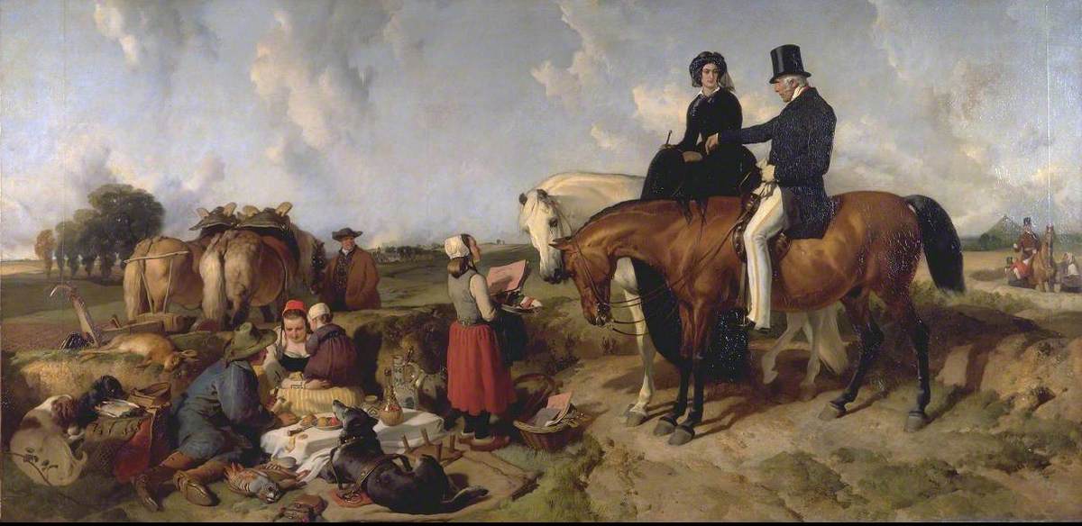 Un dialogue à Waterloo - Edwin Henry Landseer