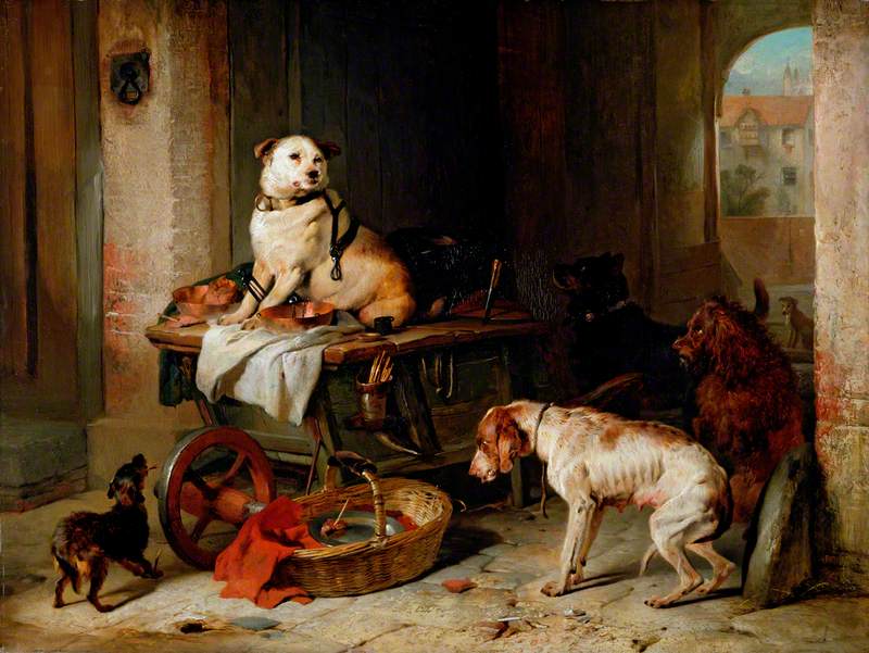 Un Jack au bureau - Edwin Henry Landseer