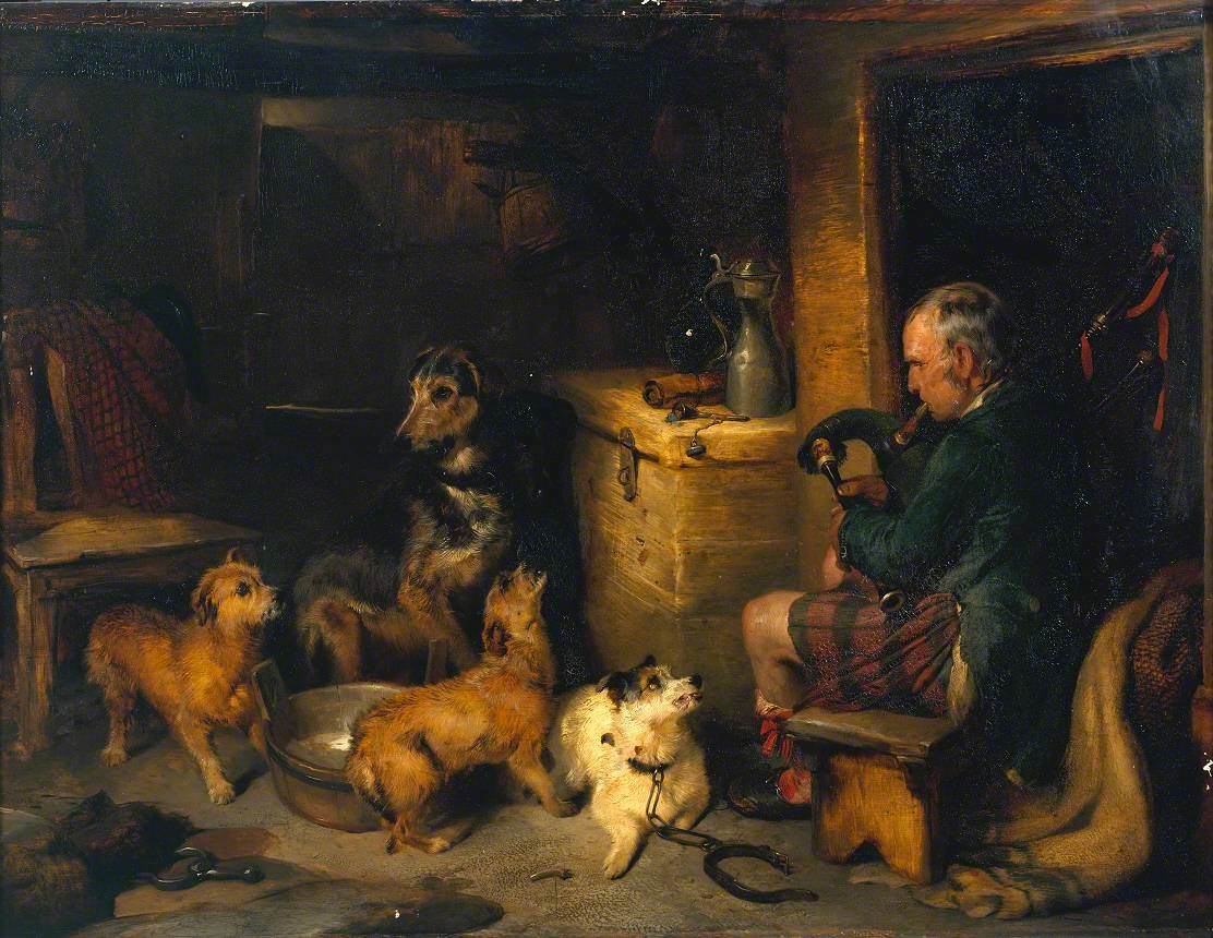 Musique des Highlands - Edwin Henry Landseer