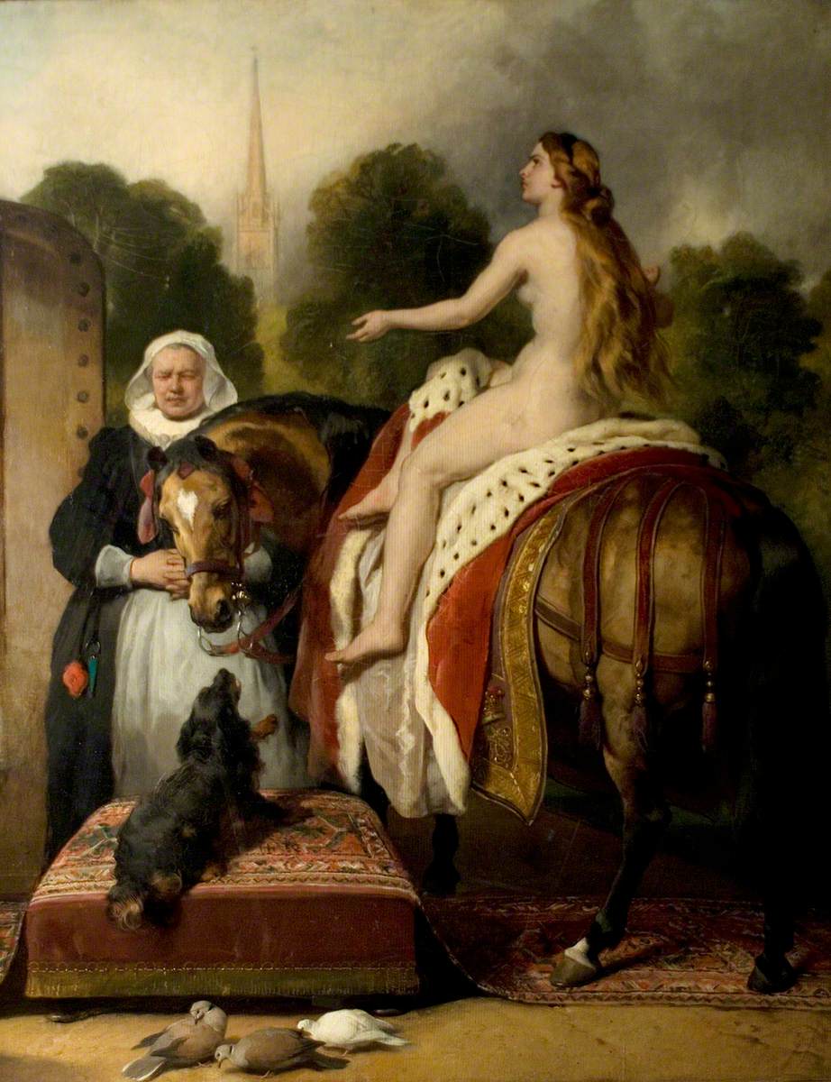 La prière de Lady Godiva - Edwin Henry Landseer