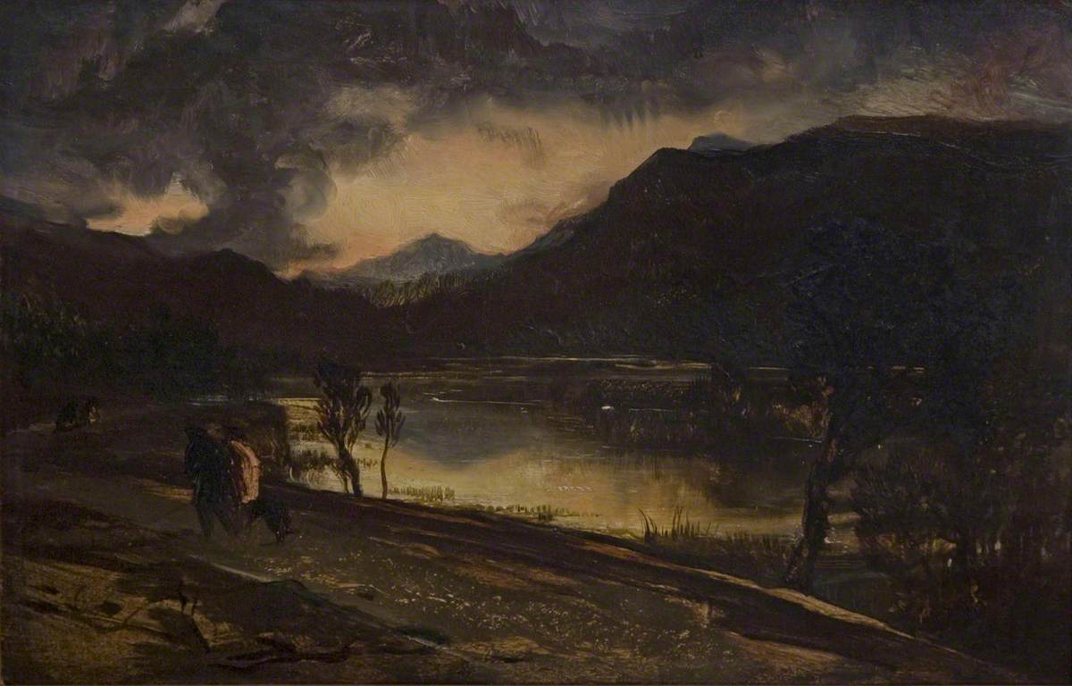 Coucher de soleil en Écosse - Edwin Henry Landseer
