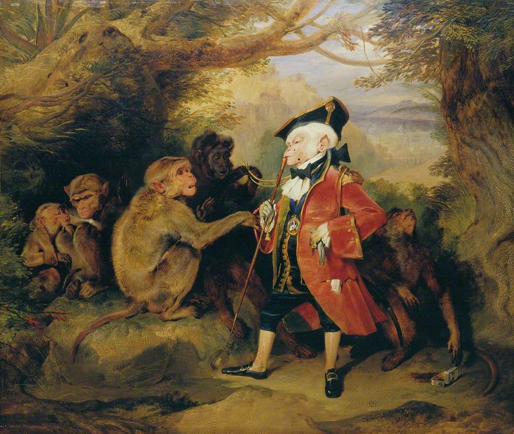 Le singe voyageur - Edwin Henry Landseer