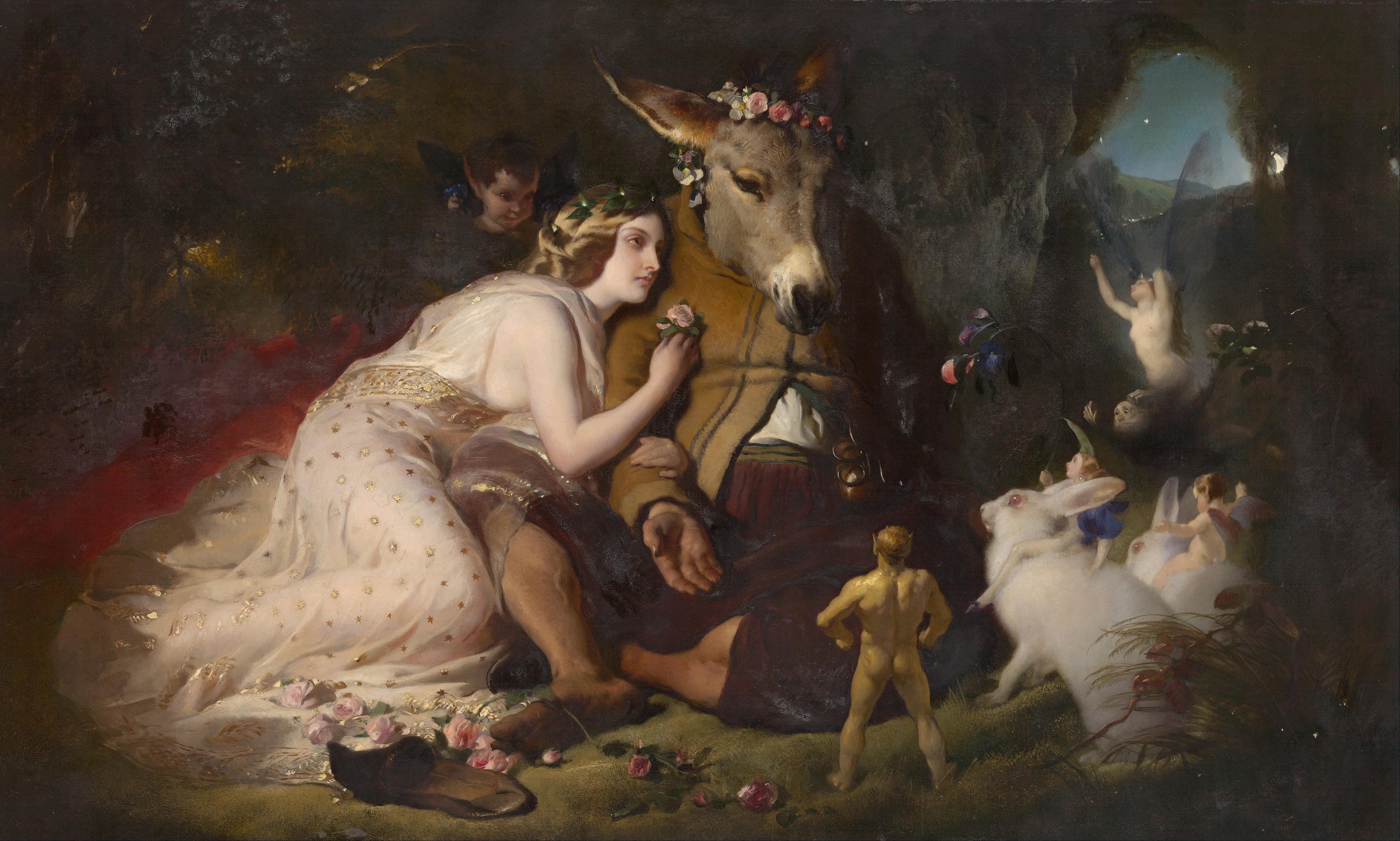 Scène du Songe d'une nuit d'été - Edwin Henry Landseer