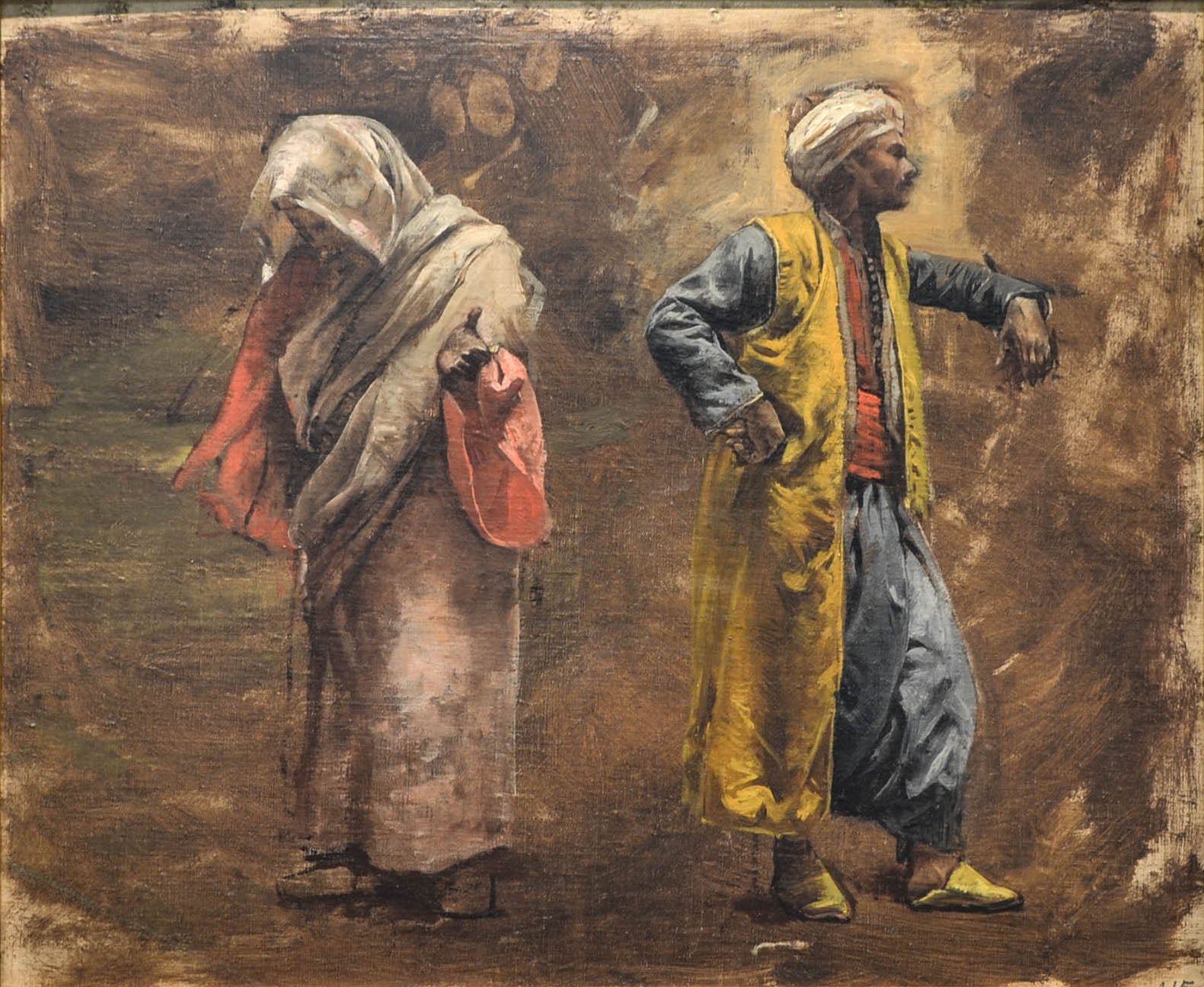 Étude de deux figures - Edwin Lord Weeks