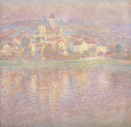 🌅 ヴェトゥイユの日没の効果 – クロード・モネ (1901)
