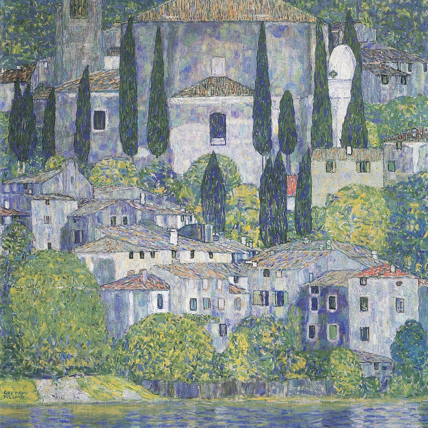 🏰✨ カッソーネの教会 – グスタフ・クリムト (1913)
