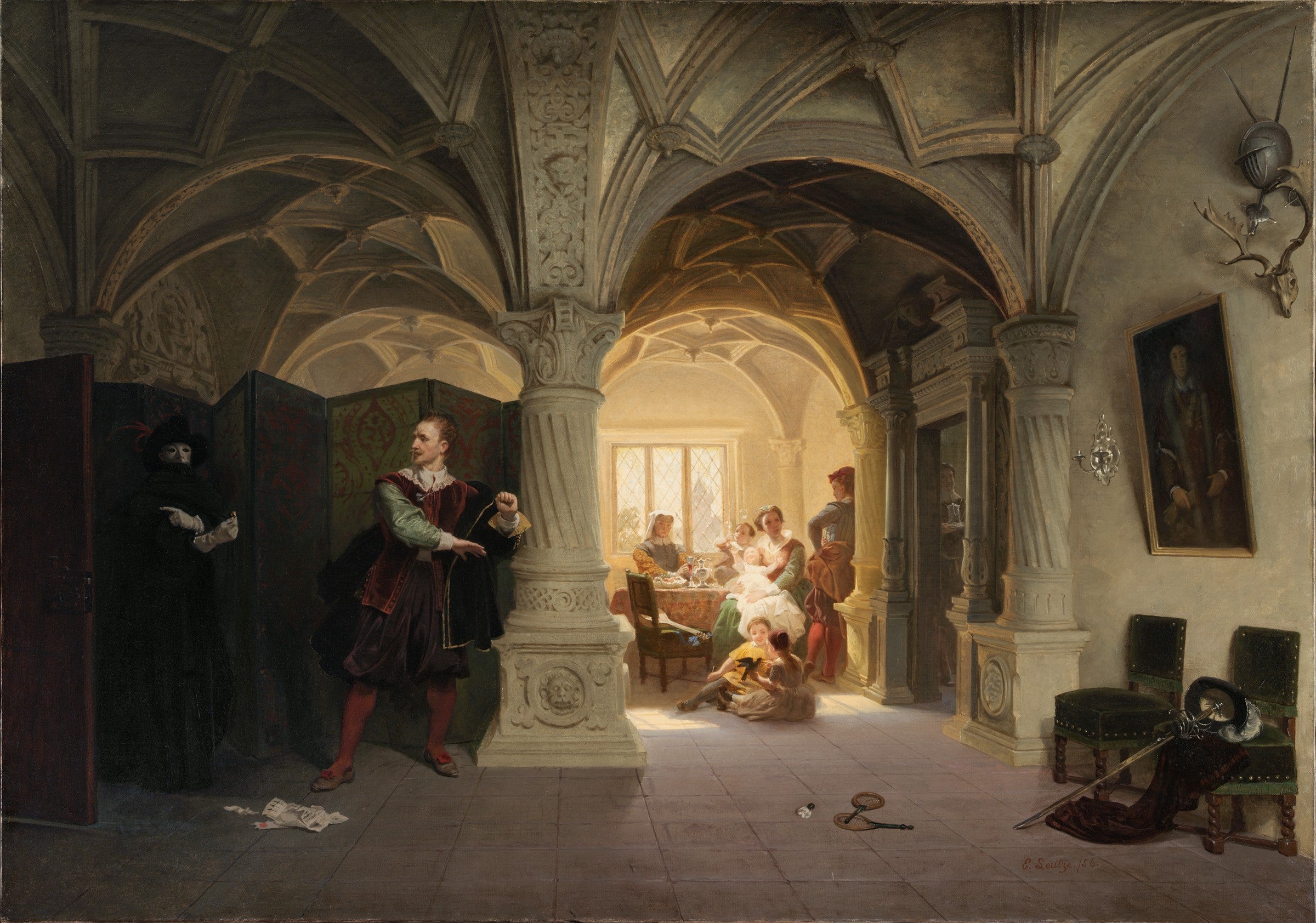 L'invocation - Emanuel Leutze