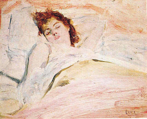 Rêves d’amour — Juan Luna, vers 1890, Huile sur toile