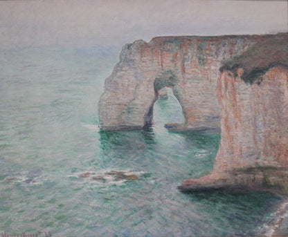 🎨 エトルタの断崖 – クロード・モネ, 1885年