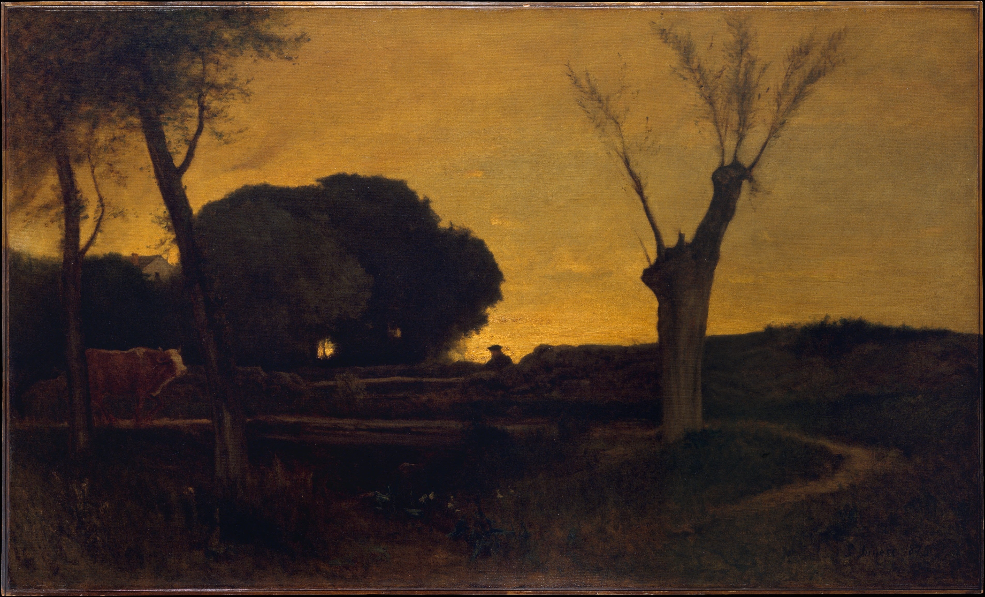 Soirée à Medfield, Massachusetts - George Inness