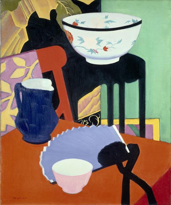 L'éventail bleu - Francis Cadell