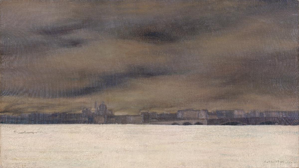 La Néva gelée - Félix Vallotton