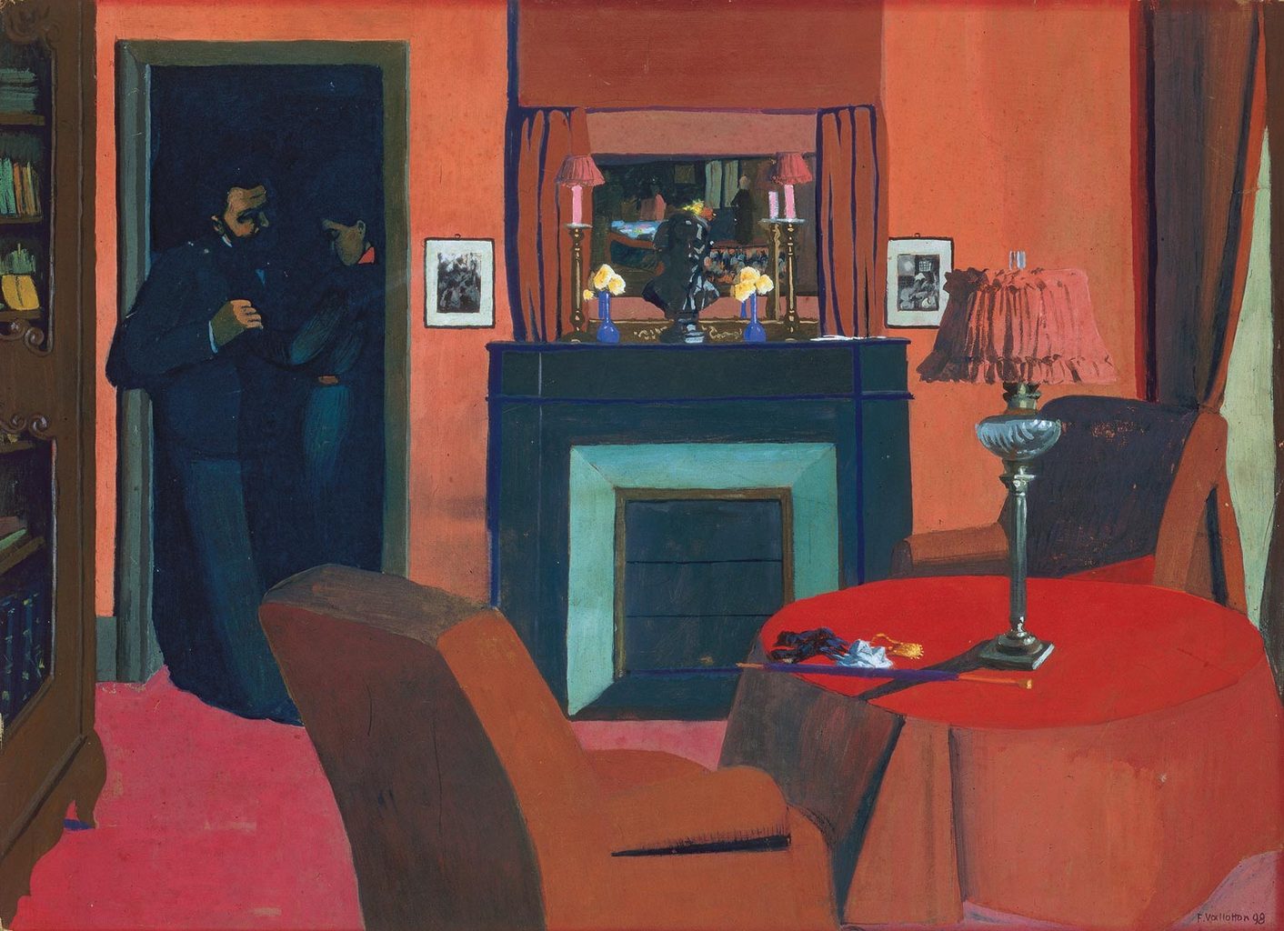 La chambre rouge - Félix Vallotton