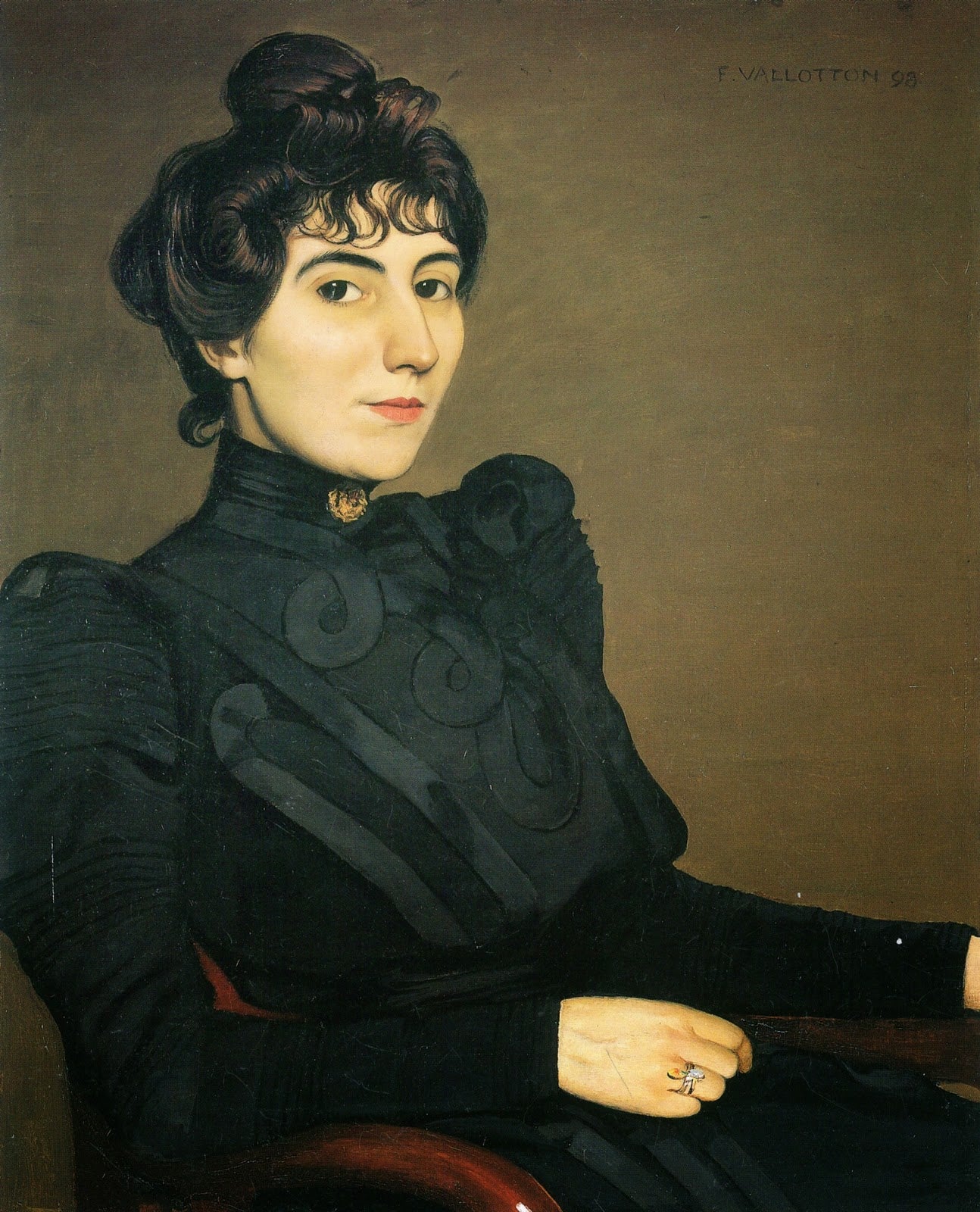 Portrait de Marthe Mellot - Félix Vallotton