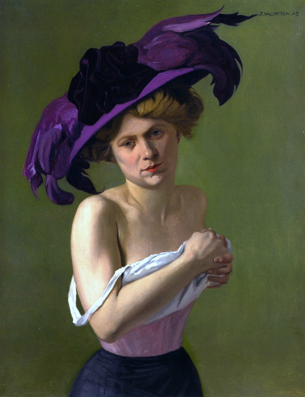 Le Chapeau violet - Félix Vallotton