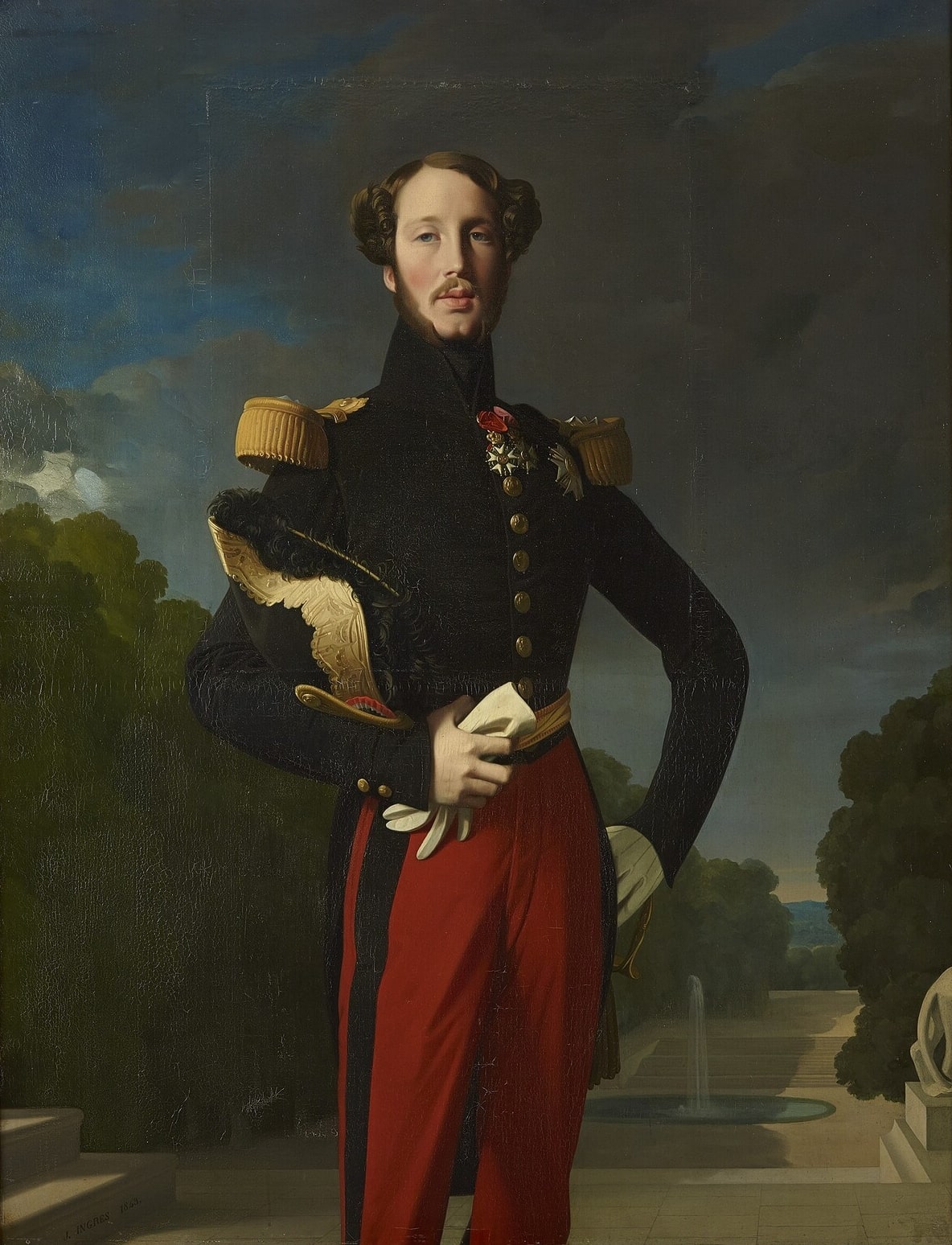 フェルディナン-フィリップ-アンリ、オルレアン公 (1810-1842) - ジャン-オーギュスト-ドミニク・アンブロワーズ・イングル