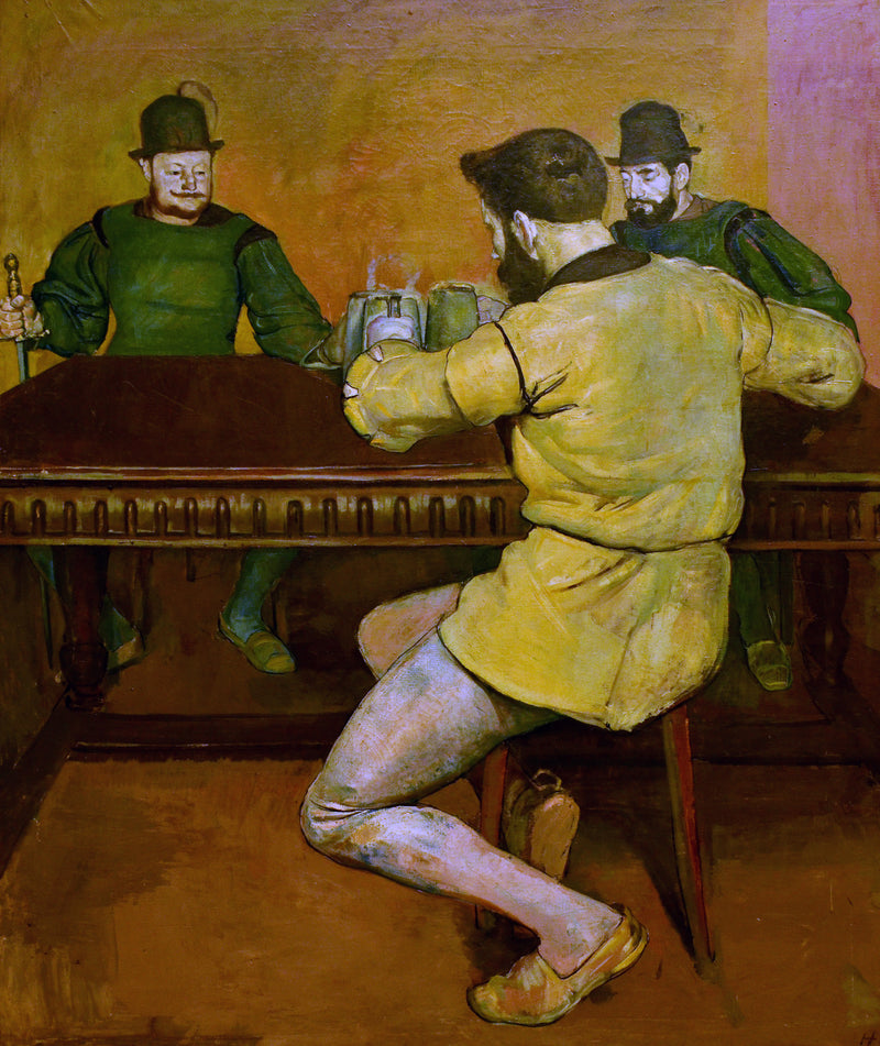 飲む人たち - フェルディナンド・ホドラー