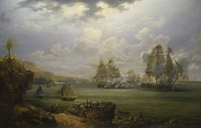Combat de la Poursuivante contre l’Hercule - Louis-Philippe Crépin - Alpha Reproduction