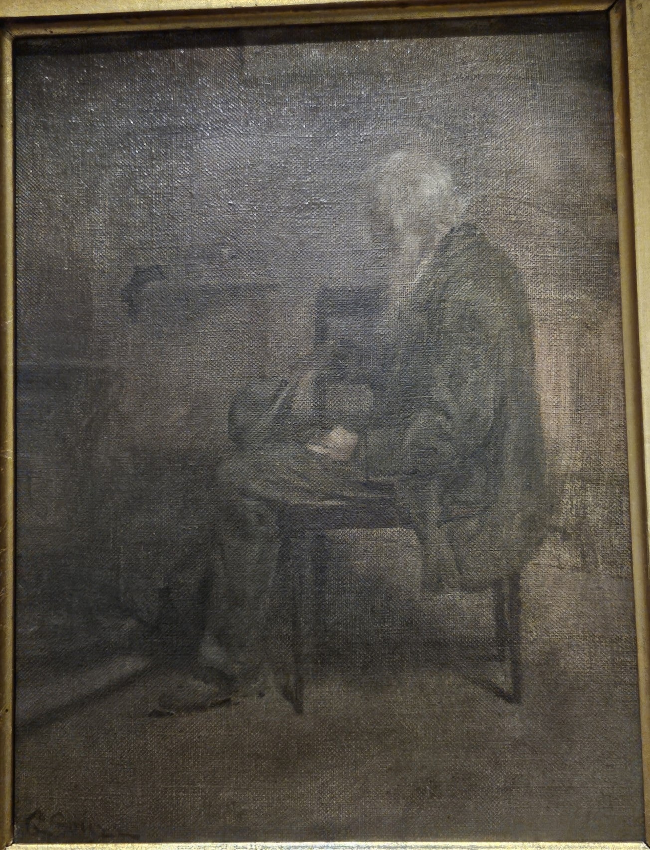 Figure assise, Aurélia de Sousa, 1911