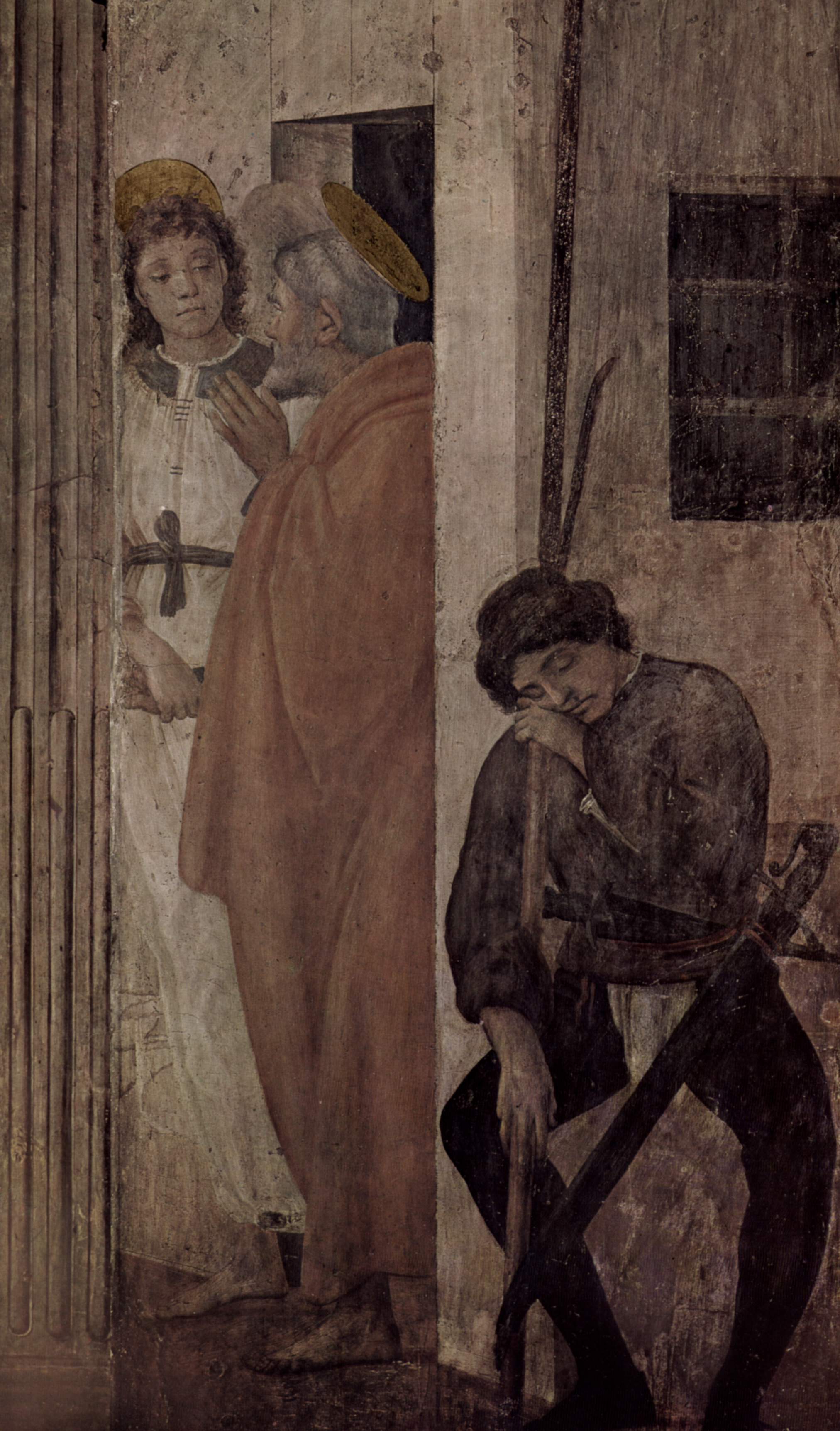Saint Pierre libéré de prison - Filippino Lippi