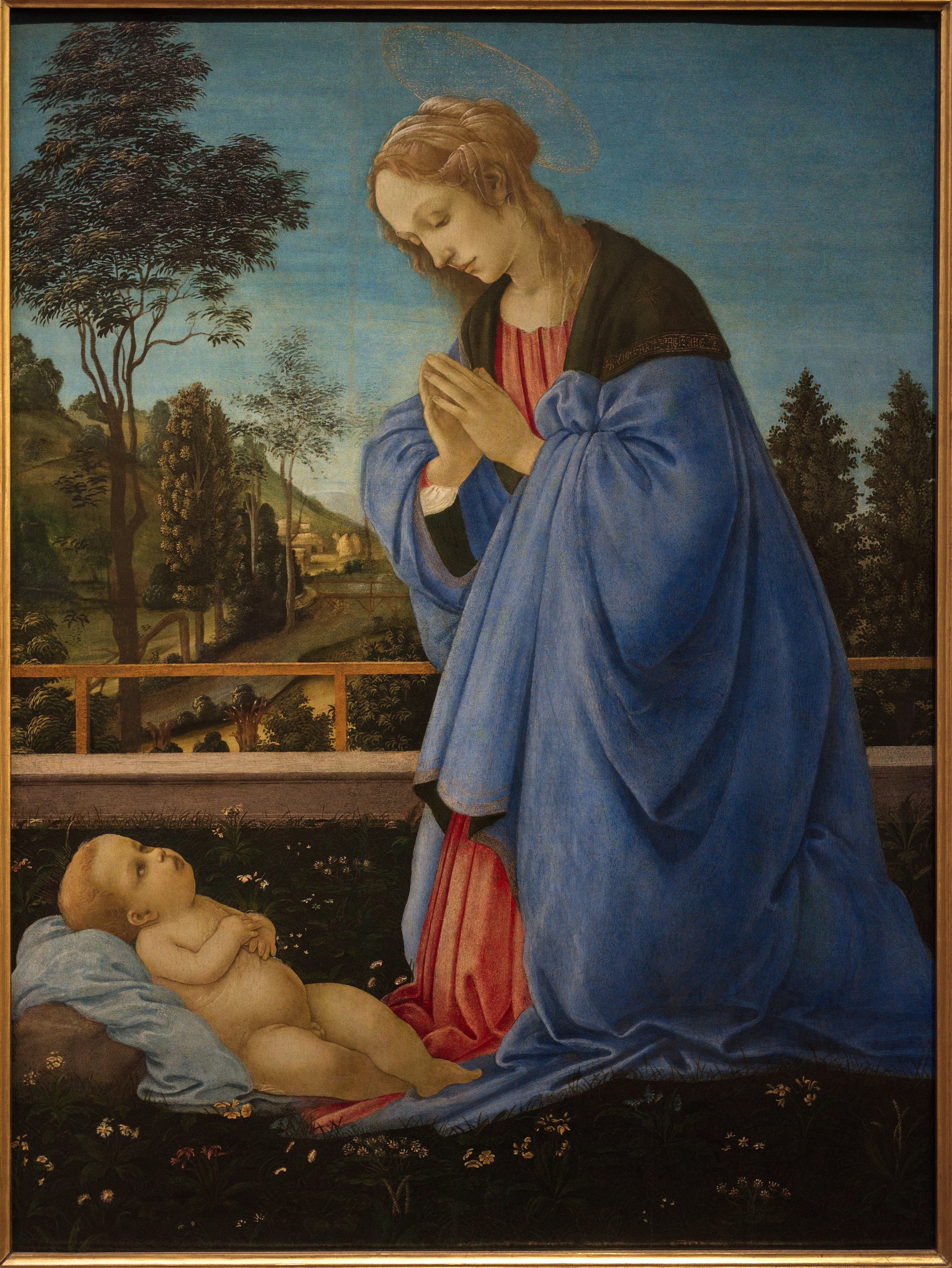 L'Adoration du Christ - Filippino Lippi