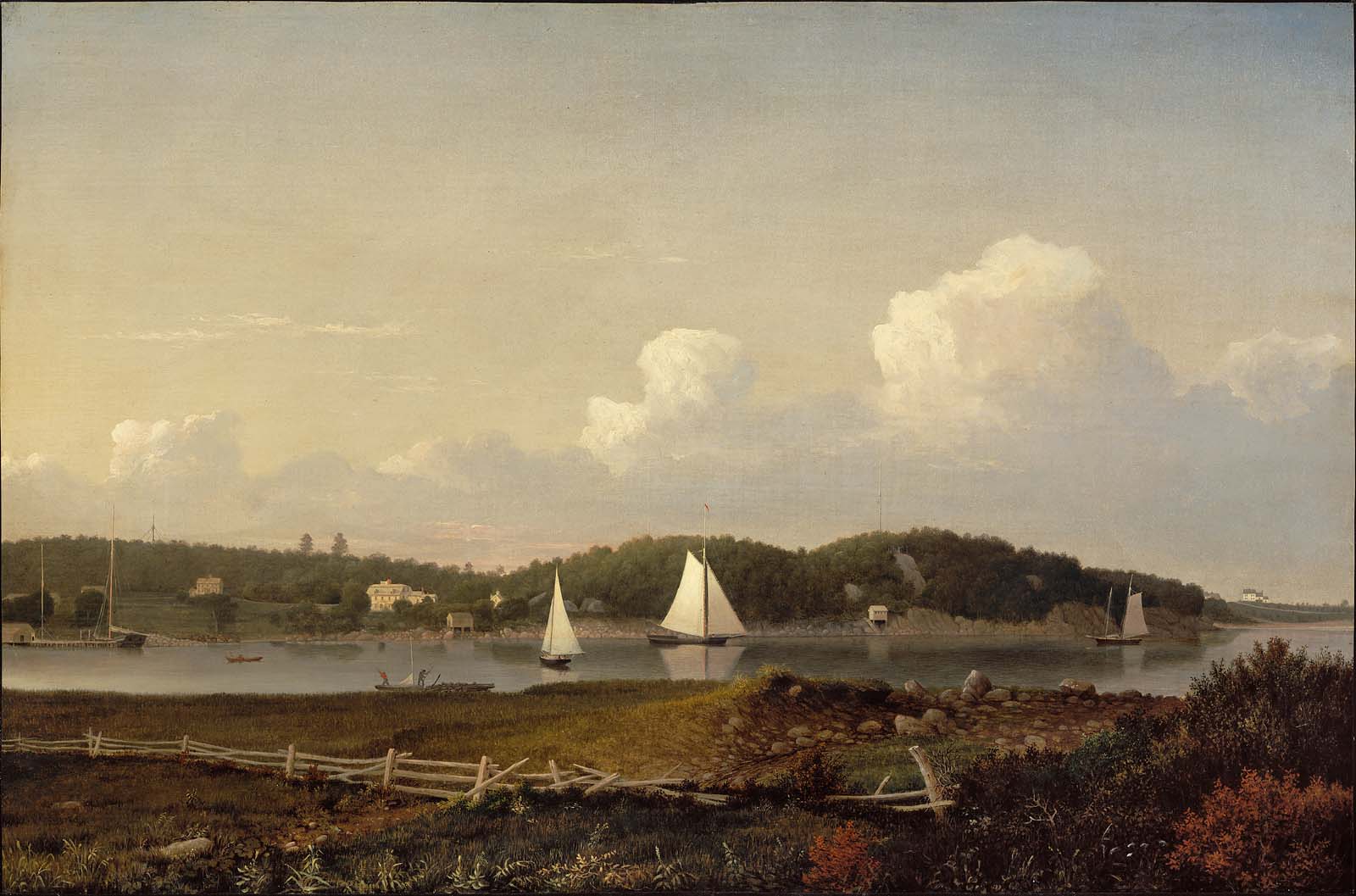 Crique d'eau douce depuis Dolliver's Neck, Gloucester - Fitz Henry Lane