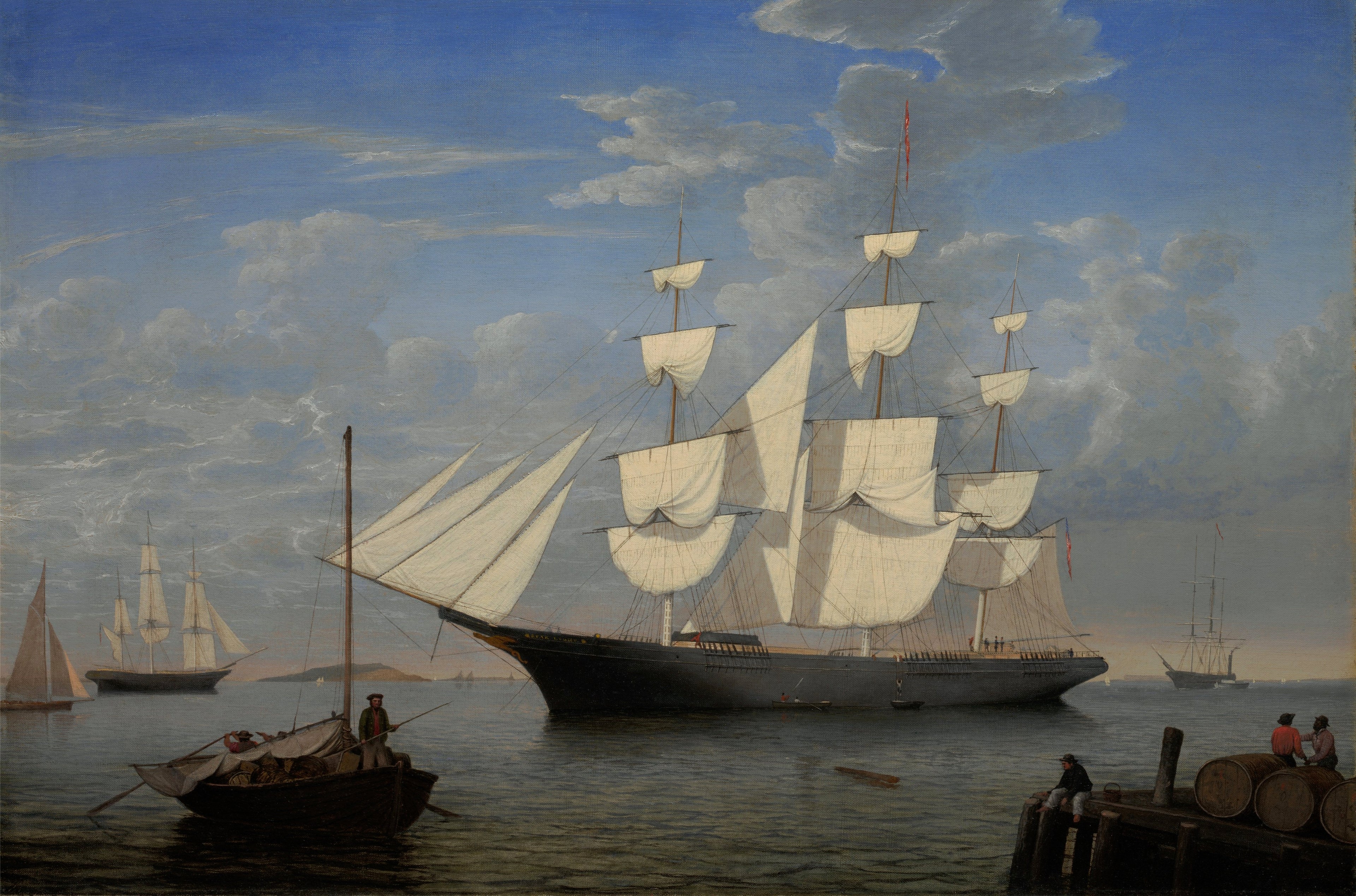 « Starlight » dans le port - Fitz Henry Lane