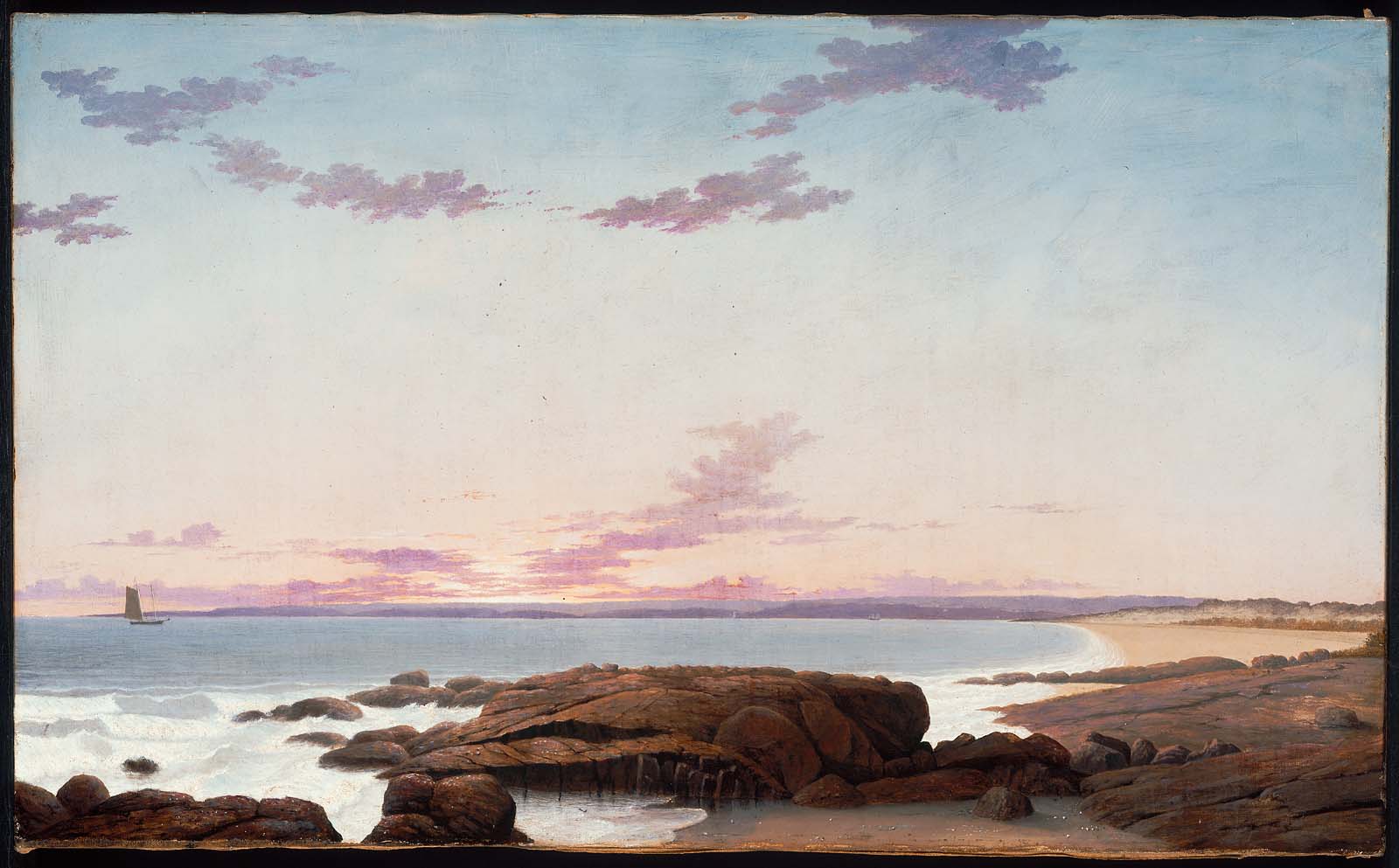 Vue de la plage de Coffin - Fitz Henry Lane