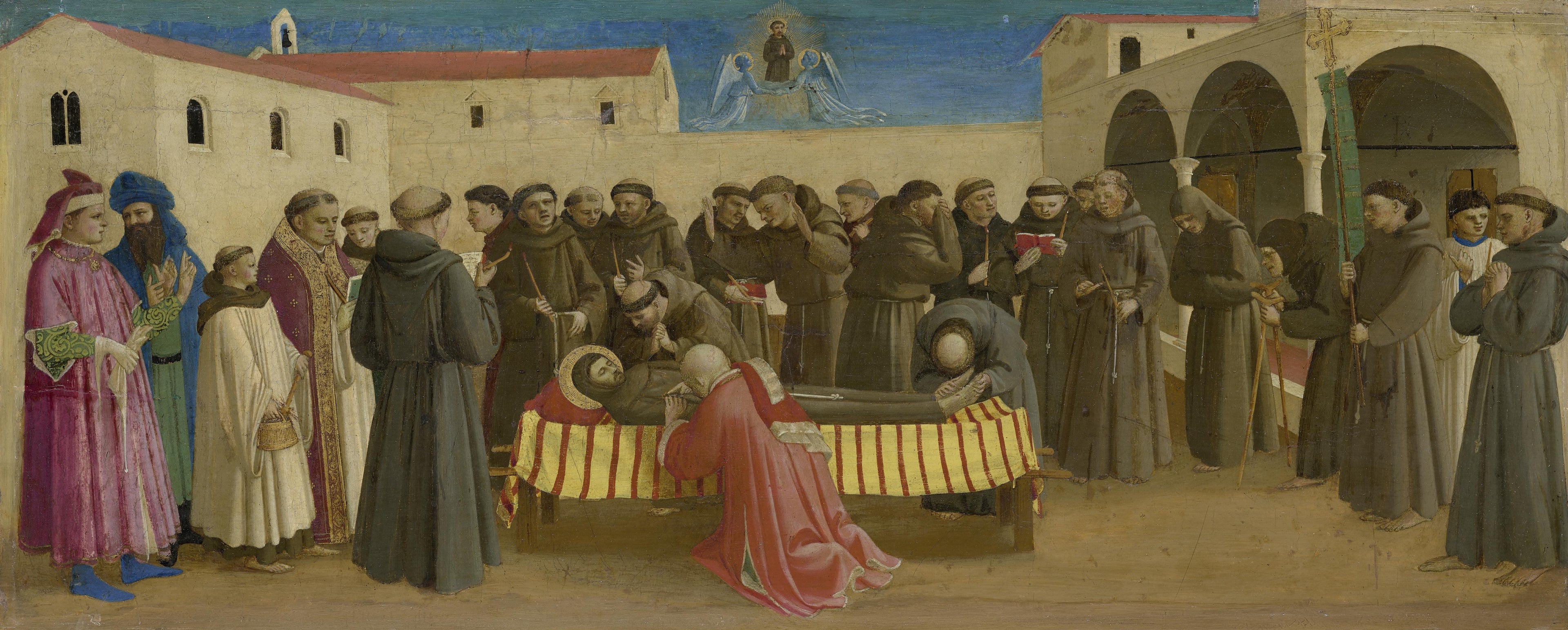 La Lamentation sur saint François - Fra Angelico