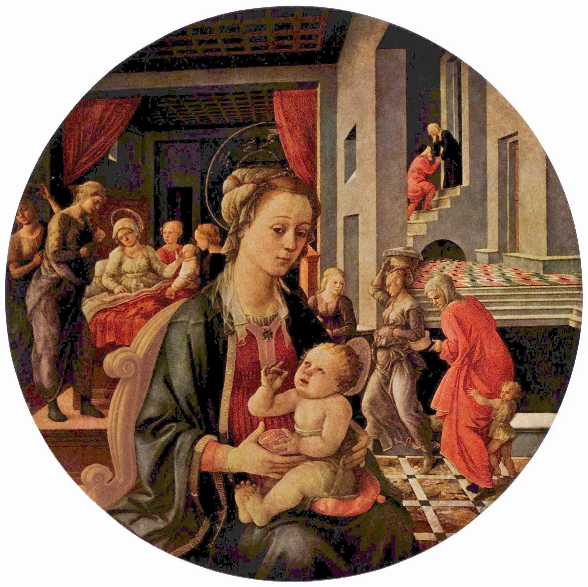 Tondo Bartolini - Fra Filippo Lippi - Alpha Reproduction