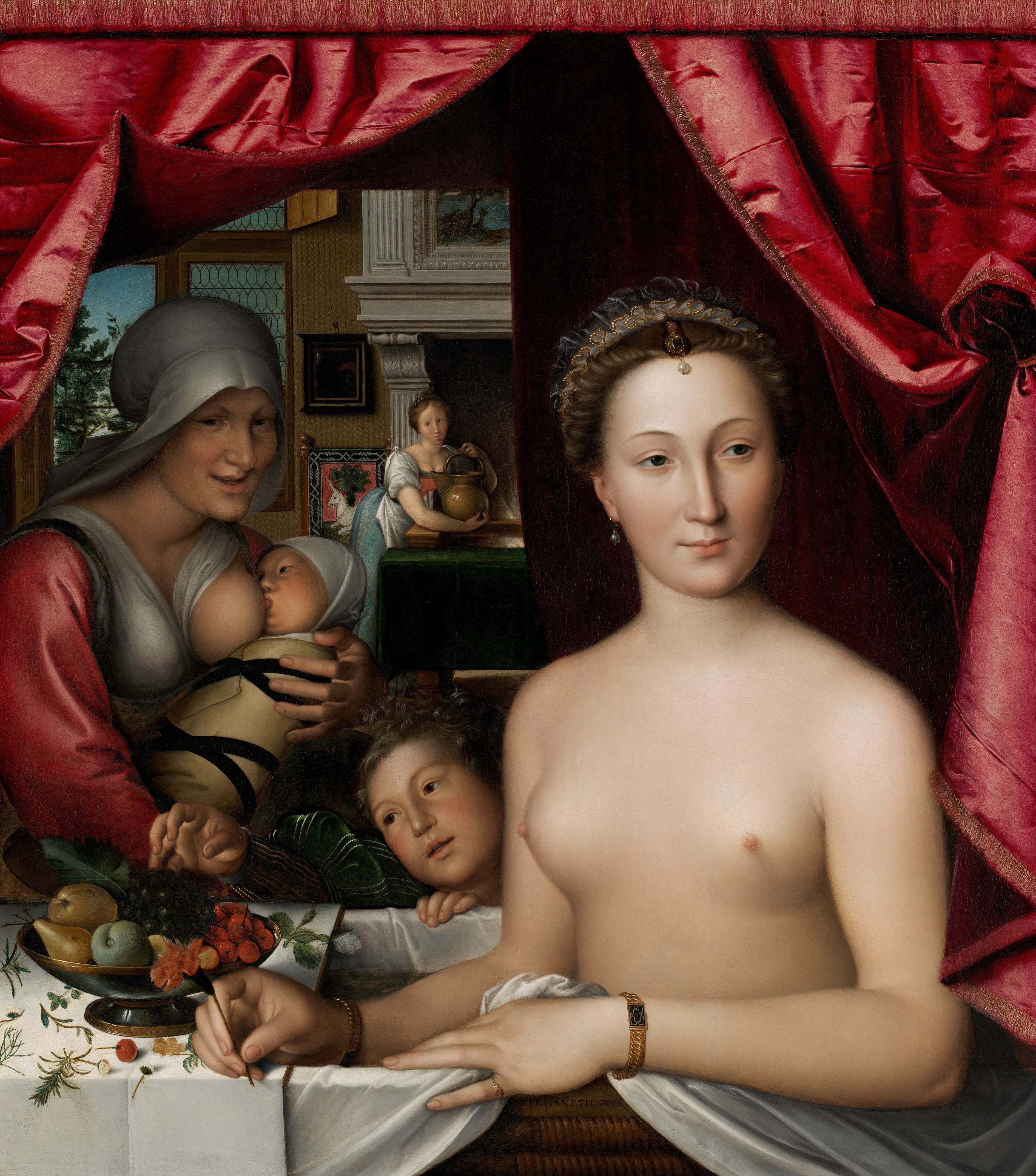 Dame au bain - François Clouet
