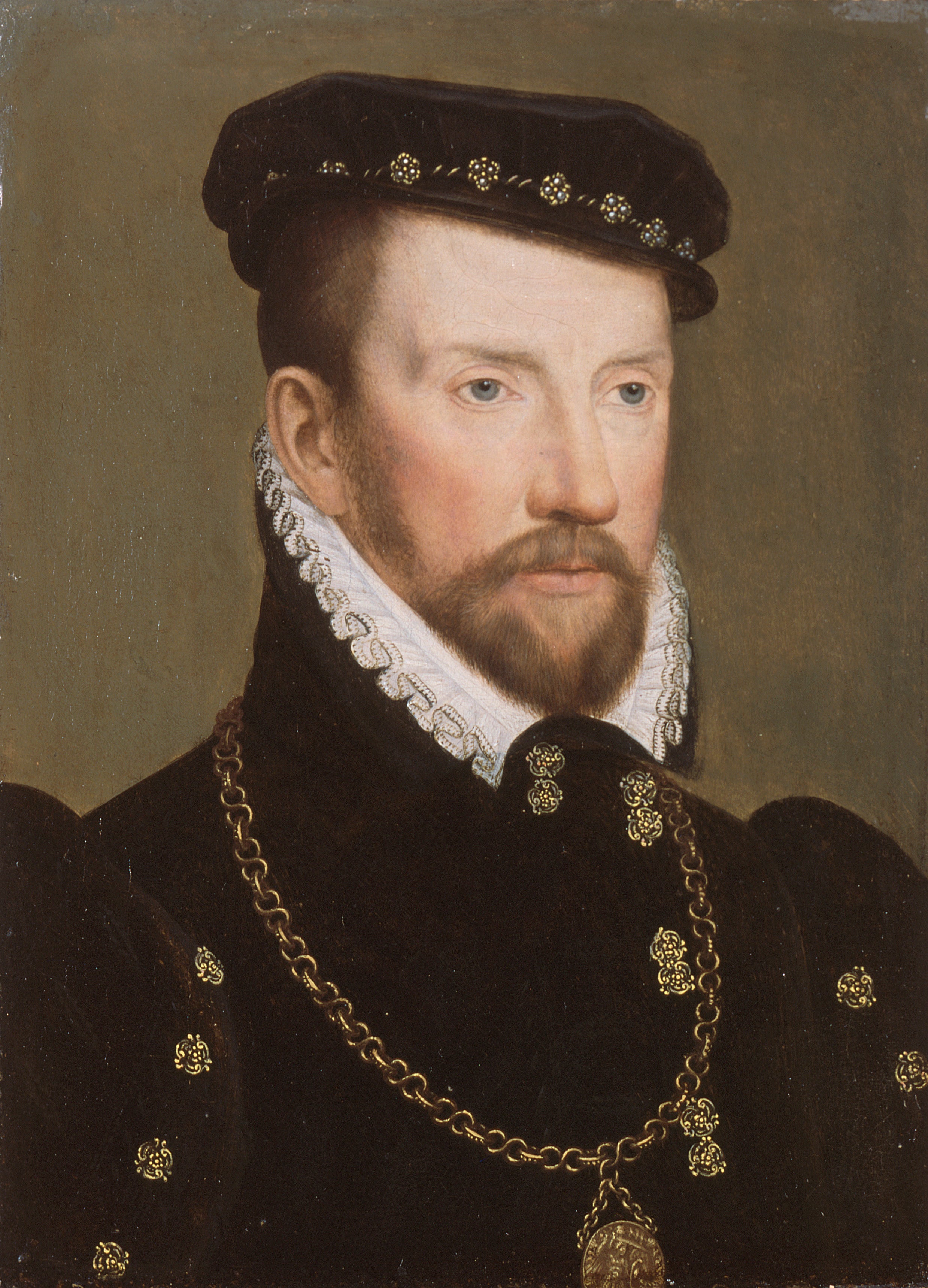 Portrait de l'Amiral Gaspard II de Coligny - François Clouet