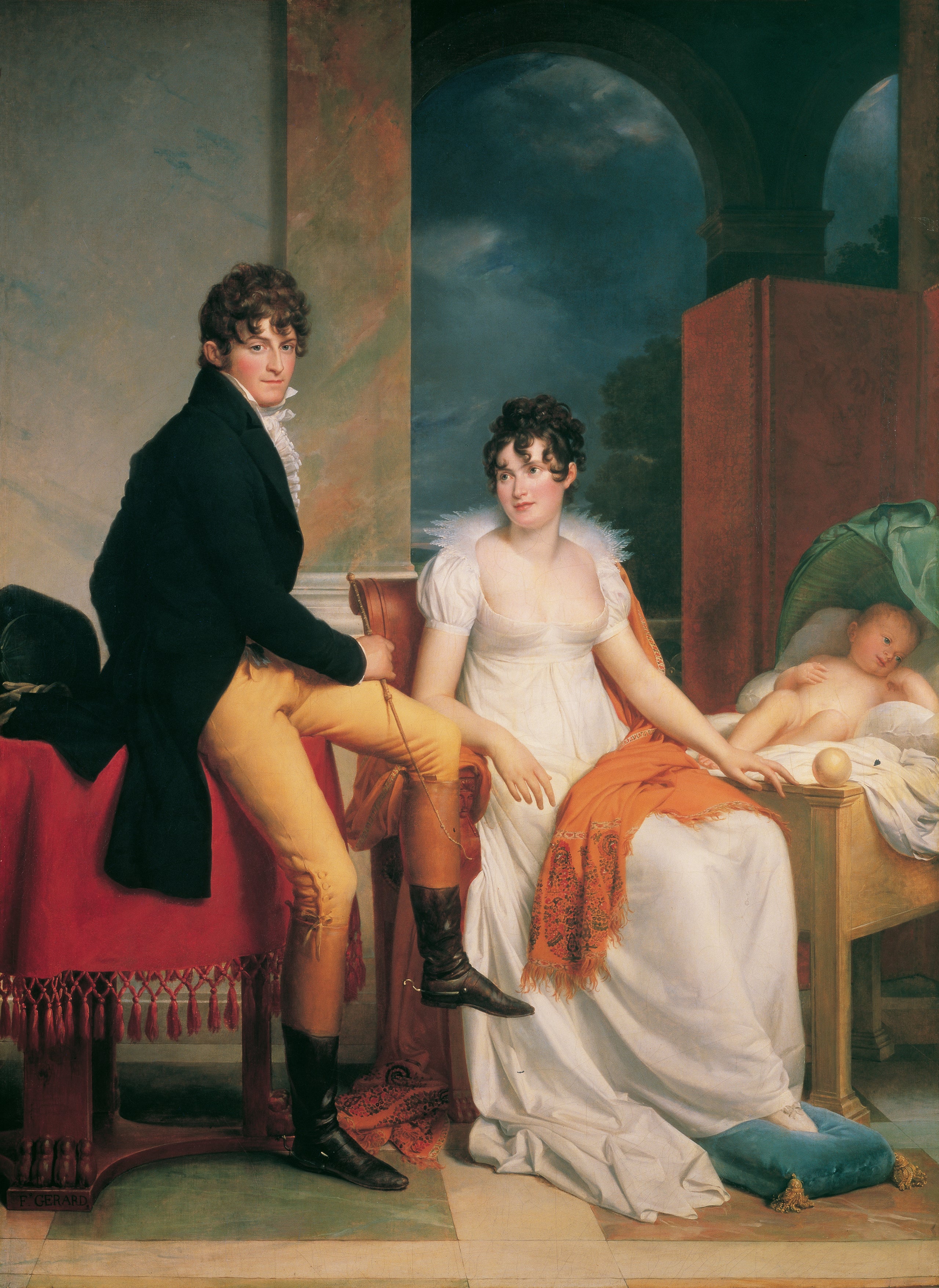 Le comte Moritz Christian von Fries et sa famille - François Gérard