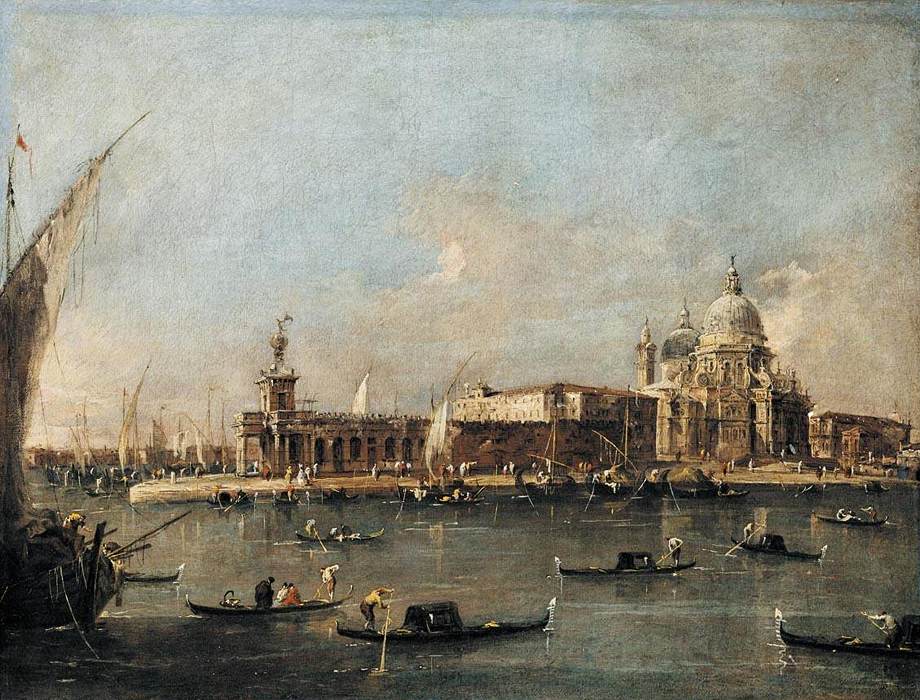 La Punta di Dogana - Francesco Guardi - Alpha Reproduction