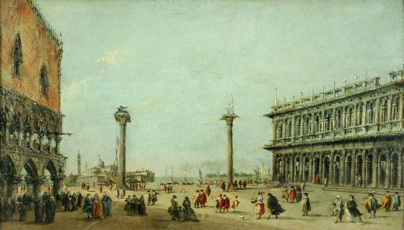 La Piazzetta Venise - Francesco Guardi - Alpha Reproduction