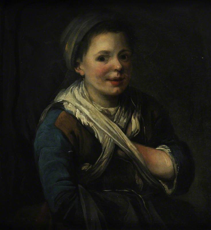 Portrait d'une jeune fille - Francisco de Herrera le Vieux