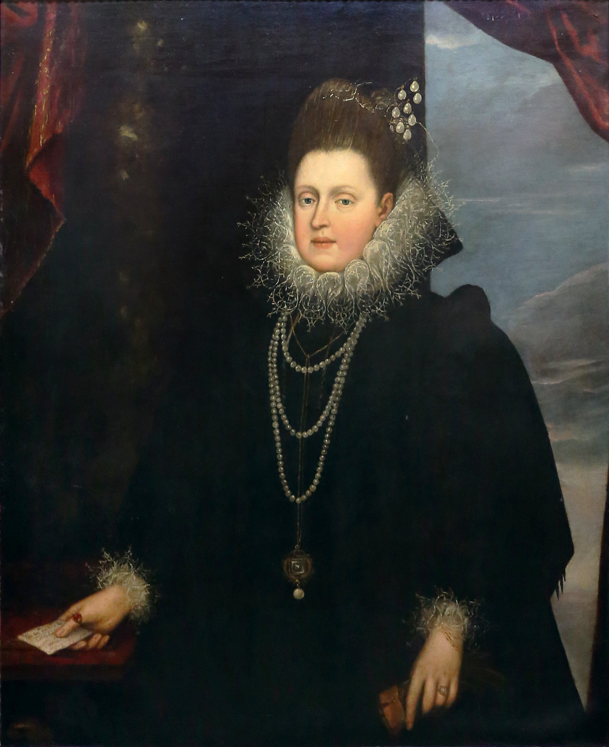 Portrait de Margherita Gonzaga d'Este - Frans Pourbus the Younger
