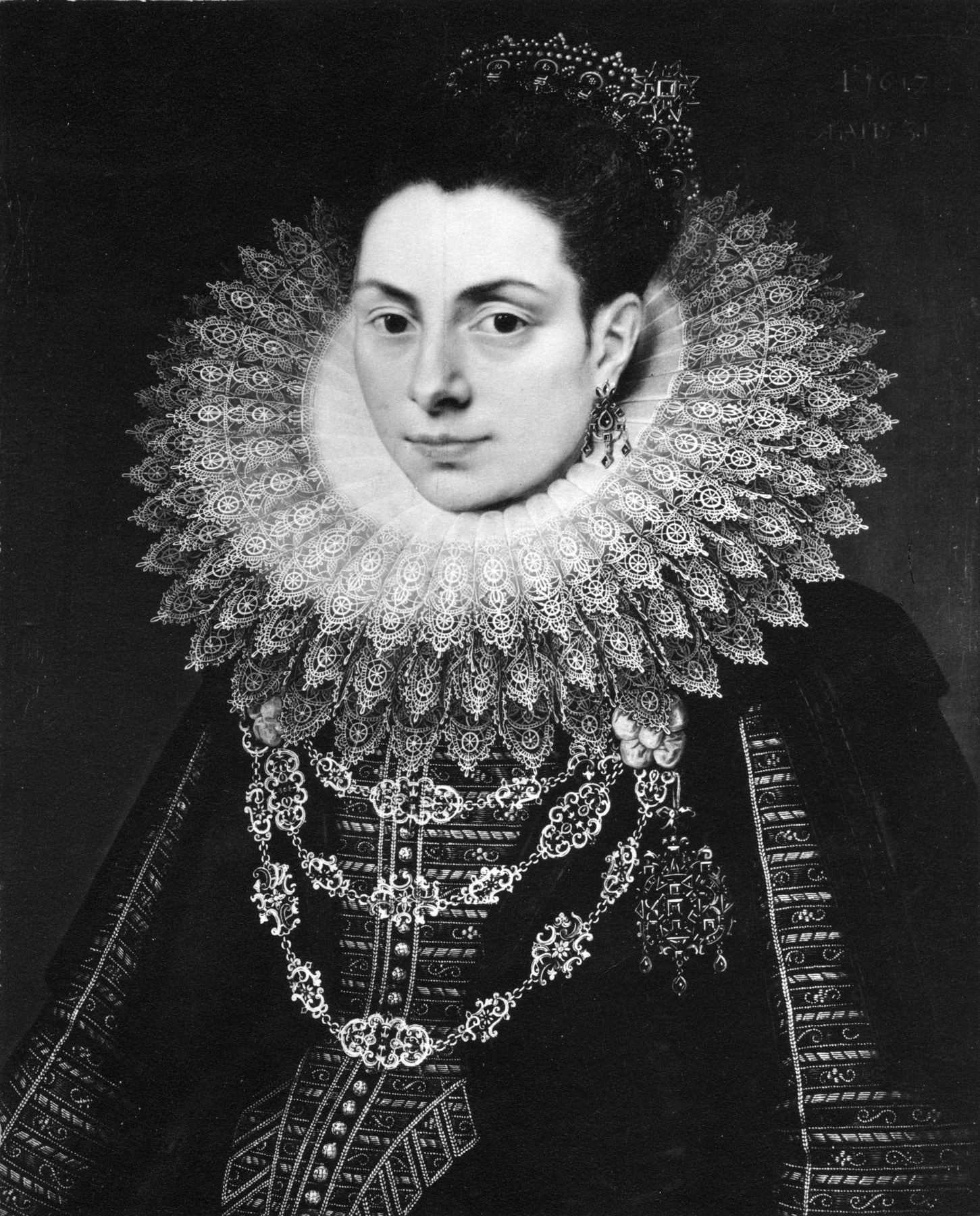 Portrait d'une noble femme - Frans Pourbus the Younger