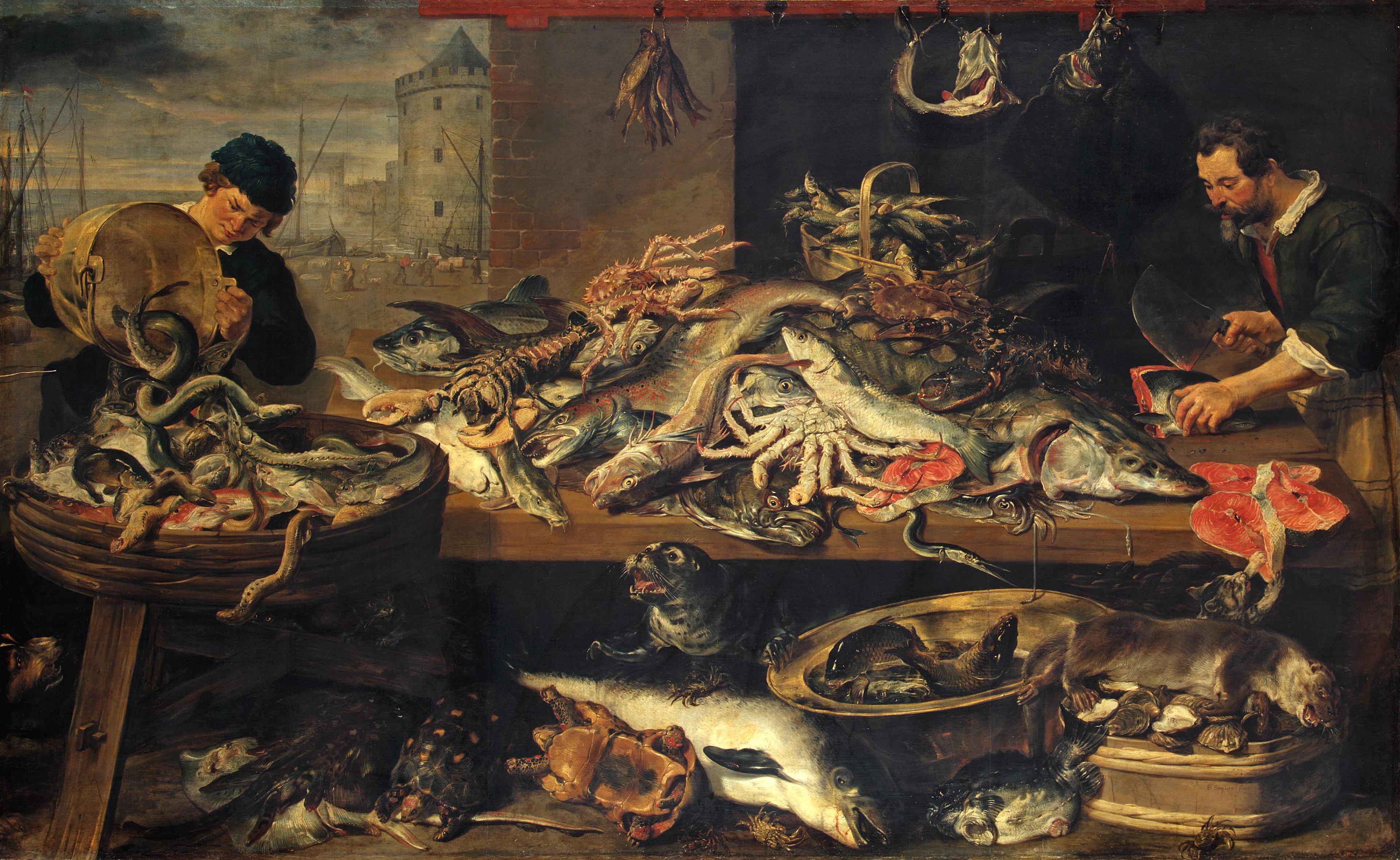 Marché aux poissons - Frans Snyders