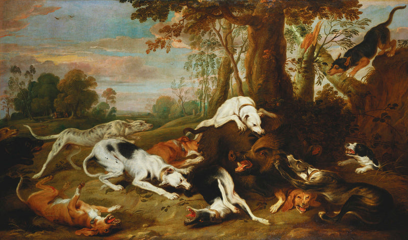 Une chasse au sanglier - Frans Snyders