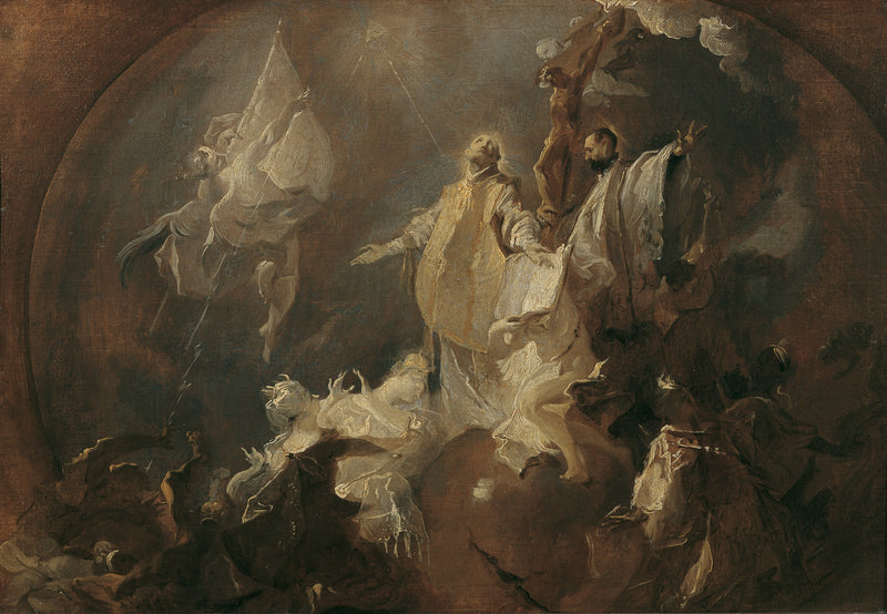 Allegorie auf die Weltmission des Jesuitenordens - Franz Anton Maulbertsch